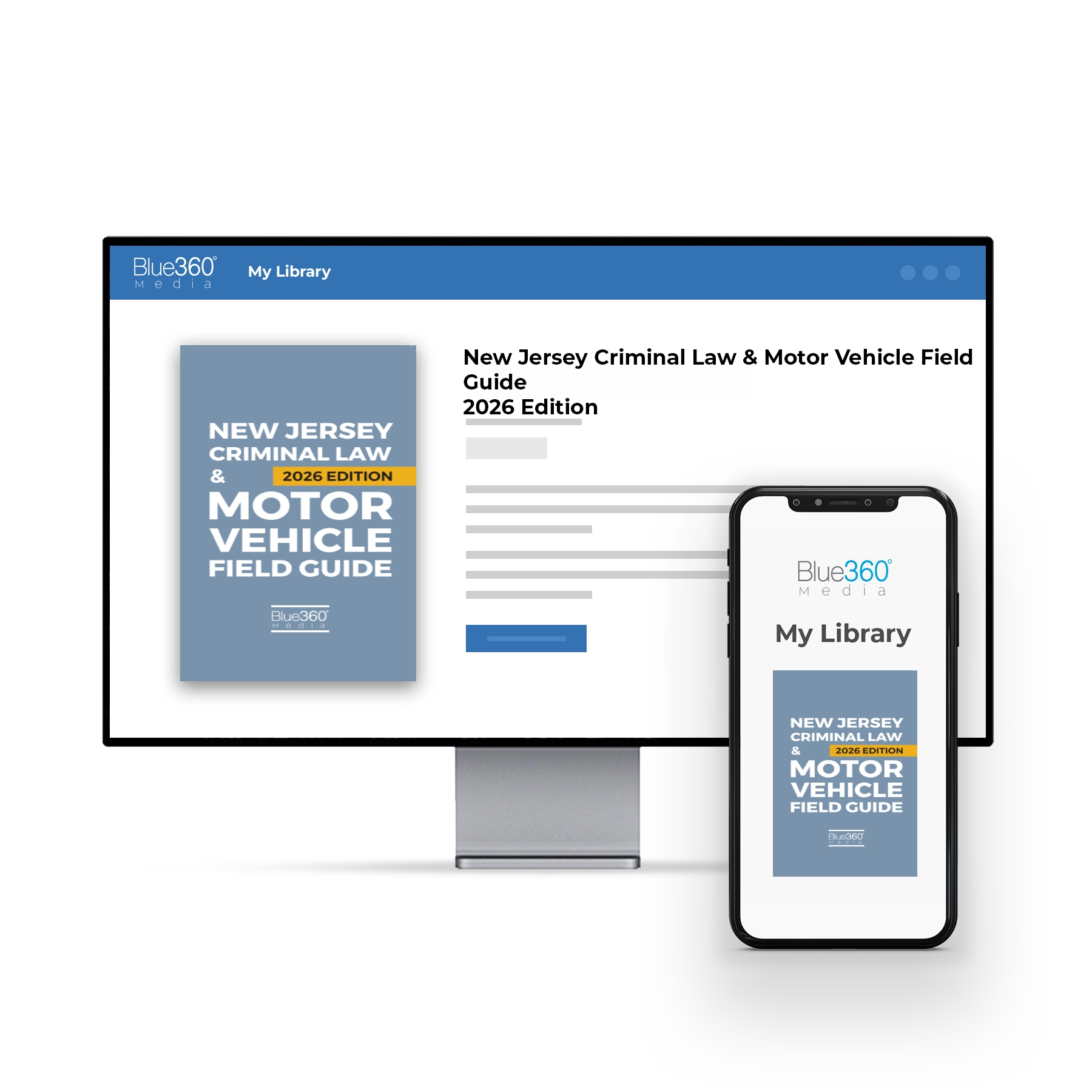 New Jersey Criminal Law & Motor Vehicle Field Guide | Blue360° Media